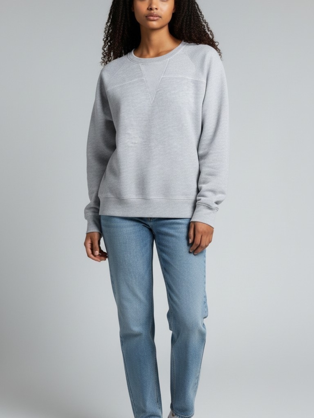 IRO Women's Light Gray Crewneck Sweatshirt